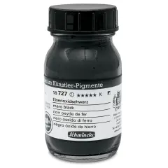 Schmincke Pigment - Black Iron Oxide, 100 ml Jar