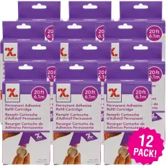 Multipack of 12 - Xyron 150 Refill Cartridge-1.5"X20' Permanent