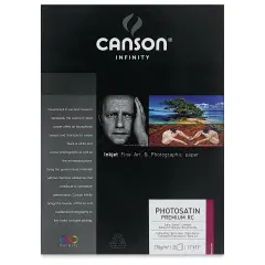 Canson Infinity PhotoSatin Art Papers - 11" x 17", Premium Resin Coated, Single Sheet