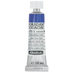 Schmincke Horadam Artist Gouache - Cobalt Blue Light, 15 ml tube