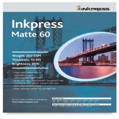 Inkpress - Inkjet Papers, 8-1/2" x 11", Matte 60, 50 Sheets