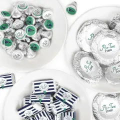 Big Dot of Happiness Par-Tee Time - Golf - Birthday or Retirement Party Candy Favor Sticker Kit - 304 Pieces