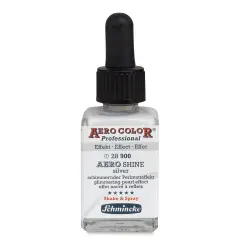 Schmincke Aero Color Professional Airbrush Color - 28 ml, Aero Shine Silver