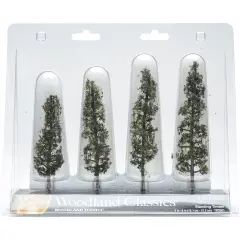 Woodland Scenics Standing Timber Trees 4/Pkg-4" To 6"