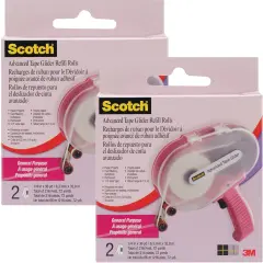 Multipack of 2 - Scotch Advanced Tape Glider General Purpose Refills 2/Pkg-.25"X36yd Each, For Use In 085