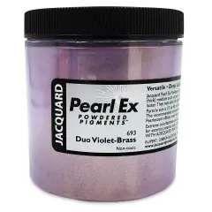 Jacquard Pearl-Ex Pigment - 4 oz, Duo Violet-Brass, Jar