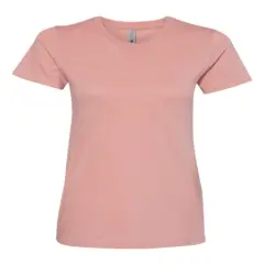 Next Level&reg; Colors Women's Cotton T-Shirt Desert Pink