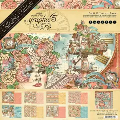 Graphic 45 Collector's Edition Pack 8"X8"-Imagine