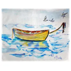 Betsy Drake Yellow Rowboat Place Mat Set of 4