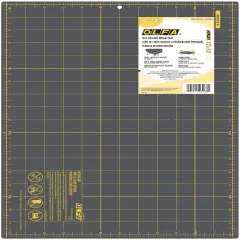OLFA Double-Sided Self-Healing Rotary Mat 12"X18"-Gray