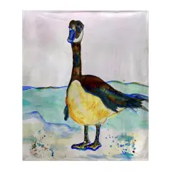 Betsy Drake Betsy's Goose Throw Multicolor