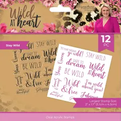 Sara Signature Wild At Heart Stamp Set-Stay Wild