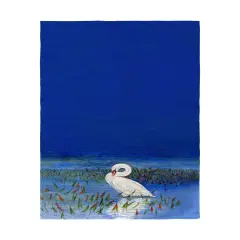 Betsy Drake Mute Swan Beach Towel Multicolor