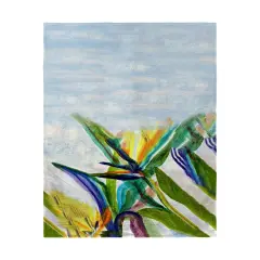 Betsy Drake Teal Paradise II Beach Towel Multicolor