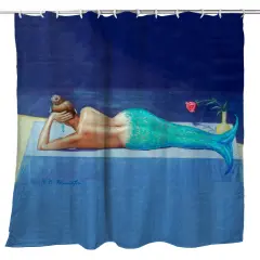 Betsy Drake Mermaid Shower Curtain