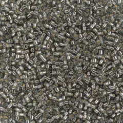 Miyuki Delica 50g Silver Lined Glass Beads, 11/0 Grey (DB0048)