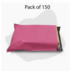 9x12 Pink Poly Mailer Envelopes &ndash; Durable 2 Mil Shipping Bags for Packaging & Mailing