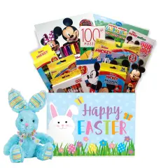 GBDS Easter Gift Basket - Disney Mickey & Friends Easter Gift Box w/Easter Bunny Plush