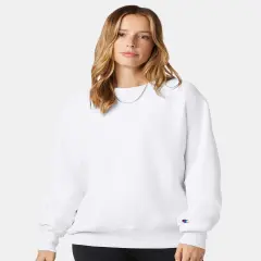 Champion&reg; Reverse Weave Crewneck Sweatshirt White