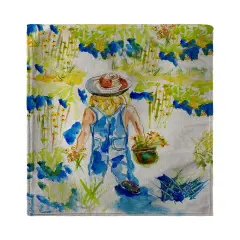 Betsy Drake Garden Girl Kitchen Towel
