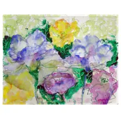 Betsy Drake Watercolor Garden Place Mat Set of 4