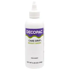 Bright Green Cake Drip