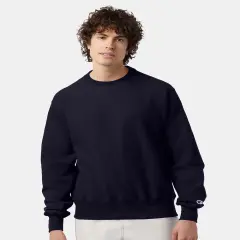 Champion&reg; Reverse Weave Crewneck Sweatshirt Navy