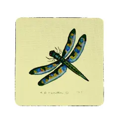 Betsy Drake Dragonfly Neoprene Coaster Set of 4