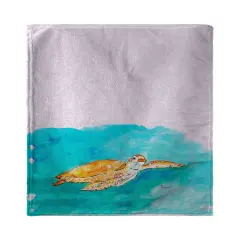 Betsy Drake Brown Sea Turtle Kitchen Towel