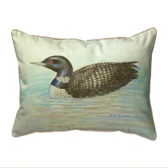 Betsy Drake Loon Extra Large 20 X 24 Indoor / Outdoor Pillow