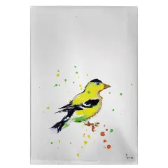 Betsy Drake Betsy's Goldfinch Guest Towel
