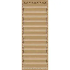 14-Pocket Pocket Chart, Burlap Design, 13" x 34"