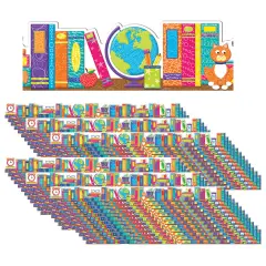 Color My World Books Extra Wide Deco Trim&reg;, 37 Feet Per Pack, 6 Packs