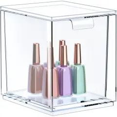 Sorbus Clear Stackable Acrylic Drawer Makeup Organizer - for Vanity, Bathroom, Under Sink, Cabinets, Jewelry, and More