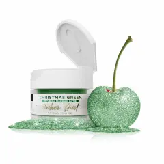 Bakell - Christmas Green Tinker Dust Edible Glitter (5g, 1x Jar) for Food, Desserts, and Beverages!