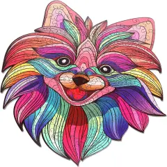 Kitcheniva 161 Pieces Wooden Puzzles Jigsaw Pomeranian
