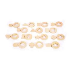 Inside Outside Wooden Shapes