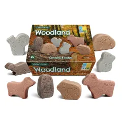 Little Lands &ndash; Woodland, Set of 8 Stone Figures