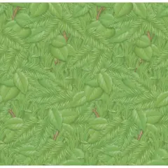 Bulletin Board Art Paper, Tropical Foliage, 48" x 12', 4 Rolls