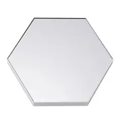 6 pcs 8" Hexagon MIRRORS Wedding Party Reception CENTERPIECES