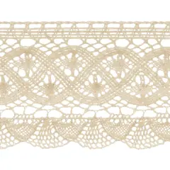 Simplicity Fan Cluny Lace 3.5"X12yd-Natural