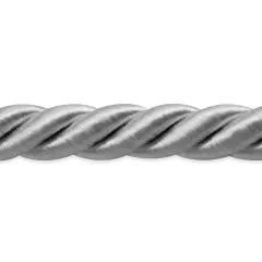 10 yards of Savannah 3/8" Twisted Cord Trim | 10 yard cut Light Gray