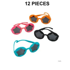 Kids Star Cutout Sunglasses 12 Pc.