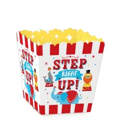 Big Dot of Happiness Carnival - Step Right Up Circus - Party Mini Favor Boxes - Carnival Themed Party Treat Candy Boxes - Set of 12