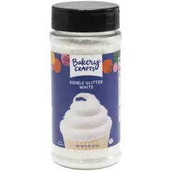 White Edible Glitter
