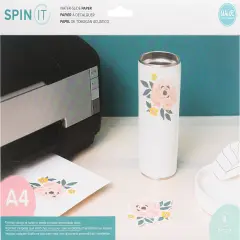 We R Spin It Water Slide Paper 4/Pkg