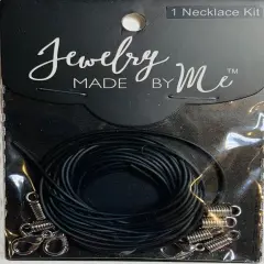 Jewelry Made By Me Black Cord Necklace Kit