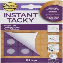 Aleene's Instant Tacky Adhesive Dots 120/Pkg-.5"