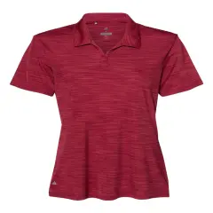 Adidas&reg; Women's M&eacute;lange Polo Collegiate burgundy