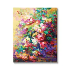 Stupell Industries Vivid Abstract Roses Canvas Wall Art